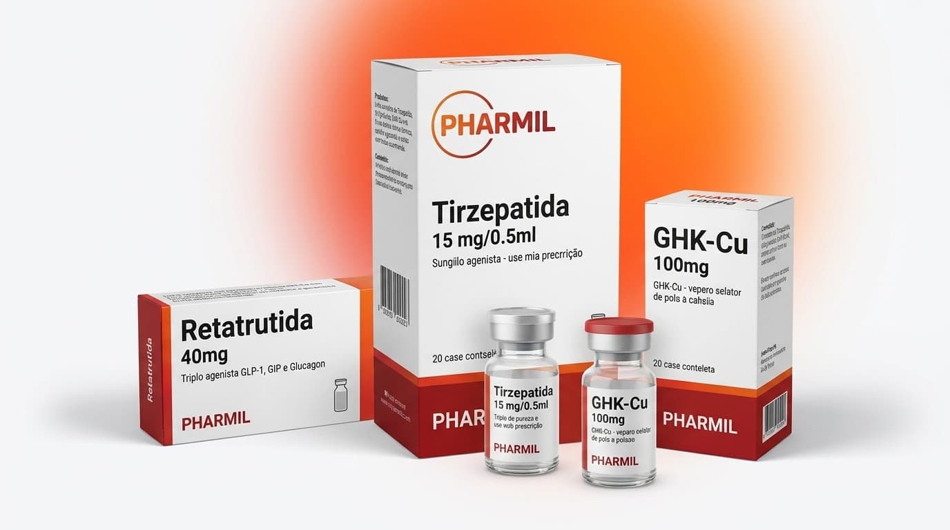 Embalagens Pharmil prontas para envio
